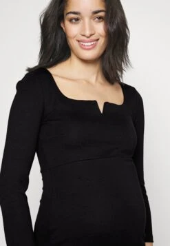 Notch Neckline Midi Dress - Jerseyjurk - Black -Anna Field 08d9c5edccaa40e9a1279899f7800784