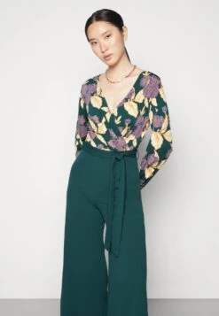 Anna Field Jumpsuit - Dark Green/Yellow -Anna Field 281a8151780d48a4b4b5a19c27afa953