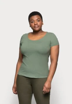 3Er Pack- T-Shirt Basic - Blue/Green/Black -Anna Field 2e6d493bbb134a5e9a098987bf7c36a9