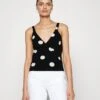 Anna Field Top - Black/White