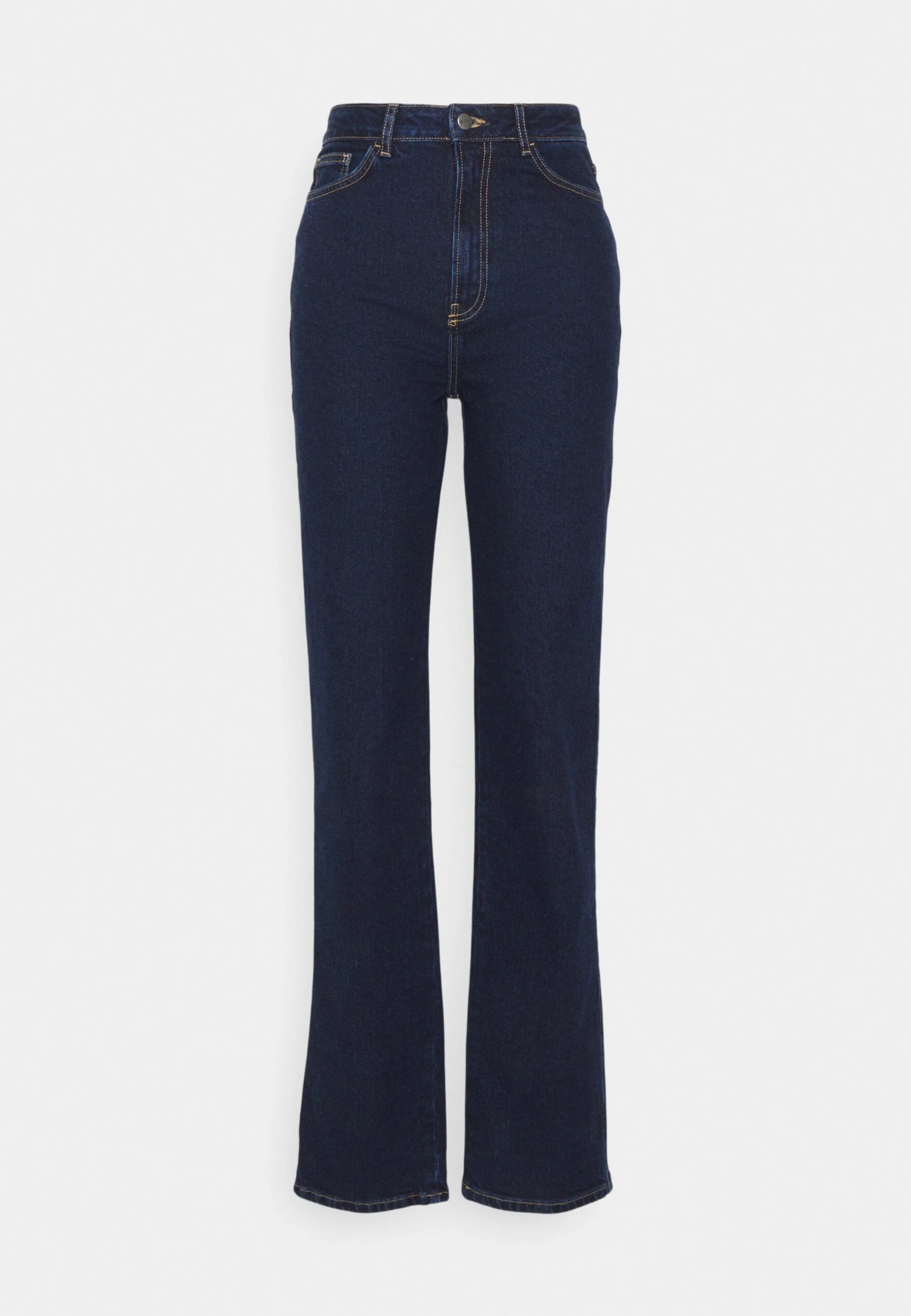 Straight Leg Jeans - Dark Blue Denim 4 Straight Leg Jeans - Dark Blue Denim - Afbeelding 4