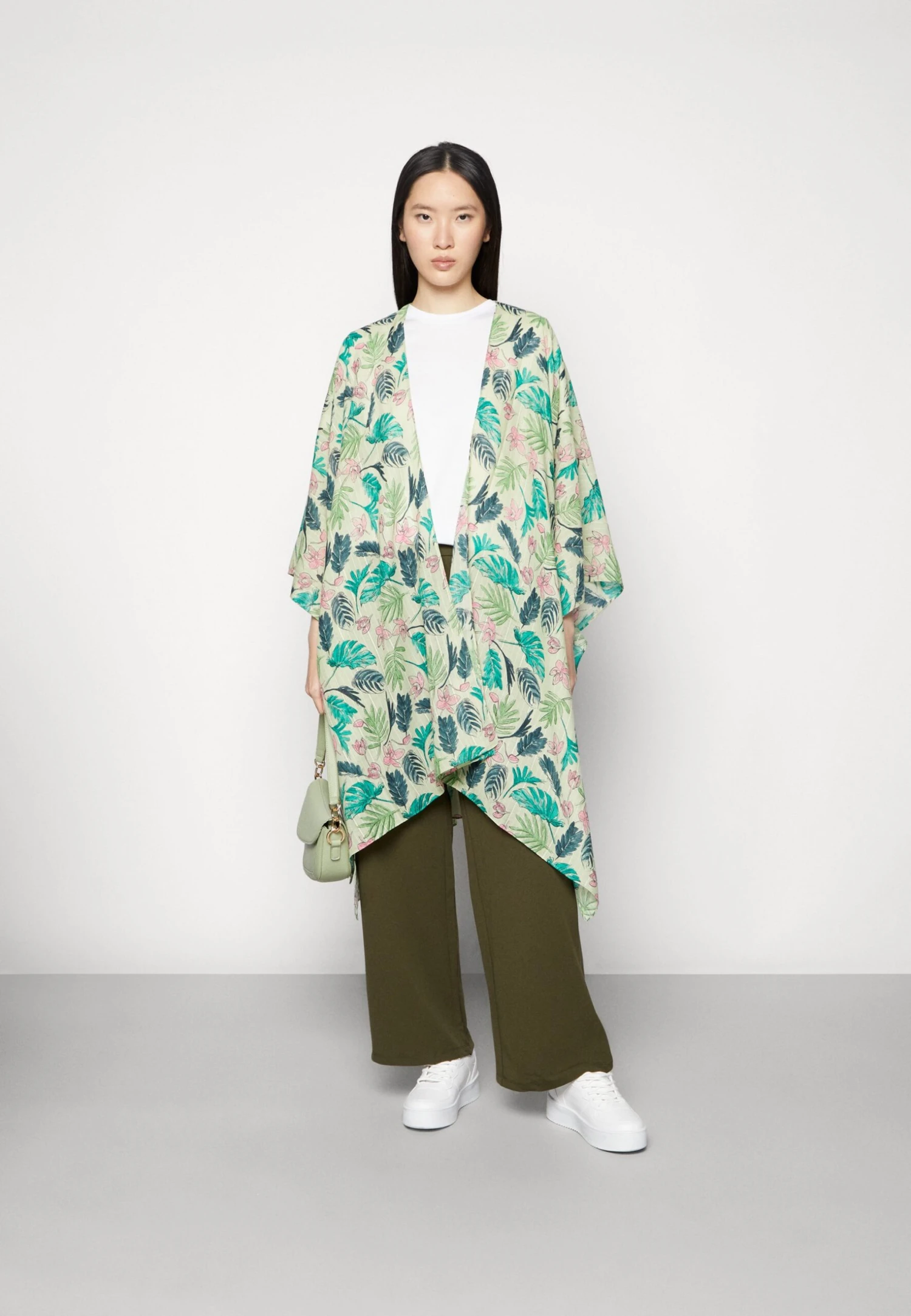 Anna Field Poncho - Green 2 Anna Field Poncho - Green - Afbeelding 2