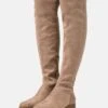 Anna Field Overknee Laarzen - Beige
