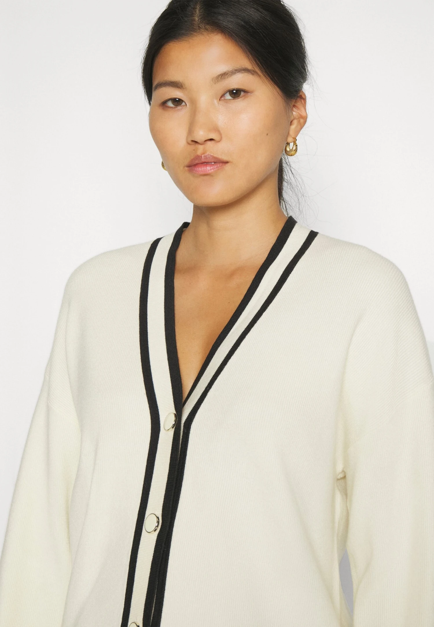 Anna Field Vest - White/Black 5 Anna Field Vest - White/Black - Afbeelding 5