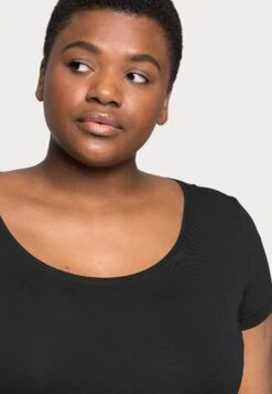 3Er Pack- T-Shirt Basic - Blue/Green/Black -Anna Field 5c959cc85e4a4b8ea87b0a506d12065c