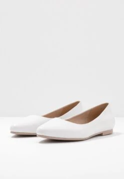 Anna Field Leather - Ballerina'S - White -Anna Field 5fa0643b433d408caa3b4cbb92838547