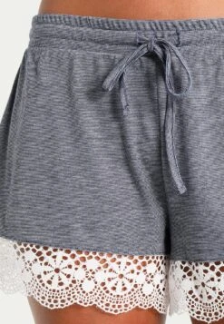 Anna Field Sarah Short Pj Set- Pyjama - Off-White/Dark Blue 13 Anna Field Sarah Short Pj Set- Pyjama - Off-White/Dark Blue -Anna Field 6f89a2a5cdf84a3c8c843968bd01c00e