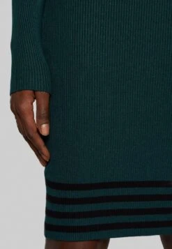 Anna Field Gebreide Jurk - Dark Green/Black -Anna Field 71854da98fa1410f99d2775df7f8ebc2