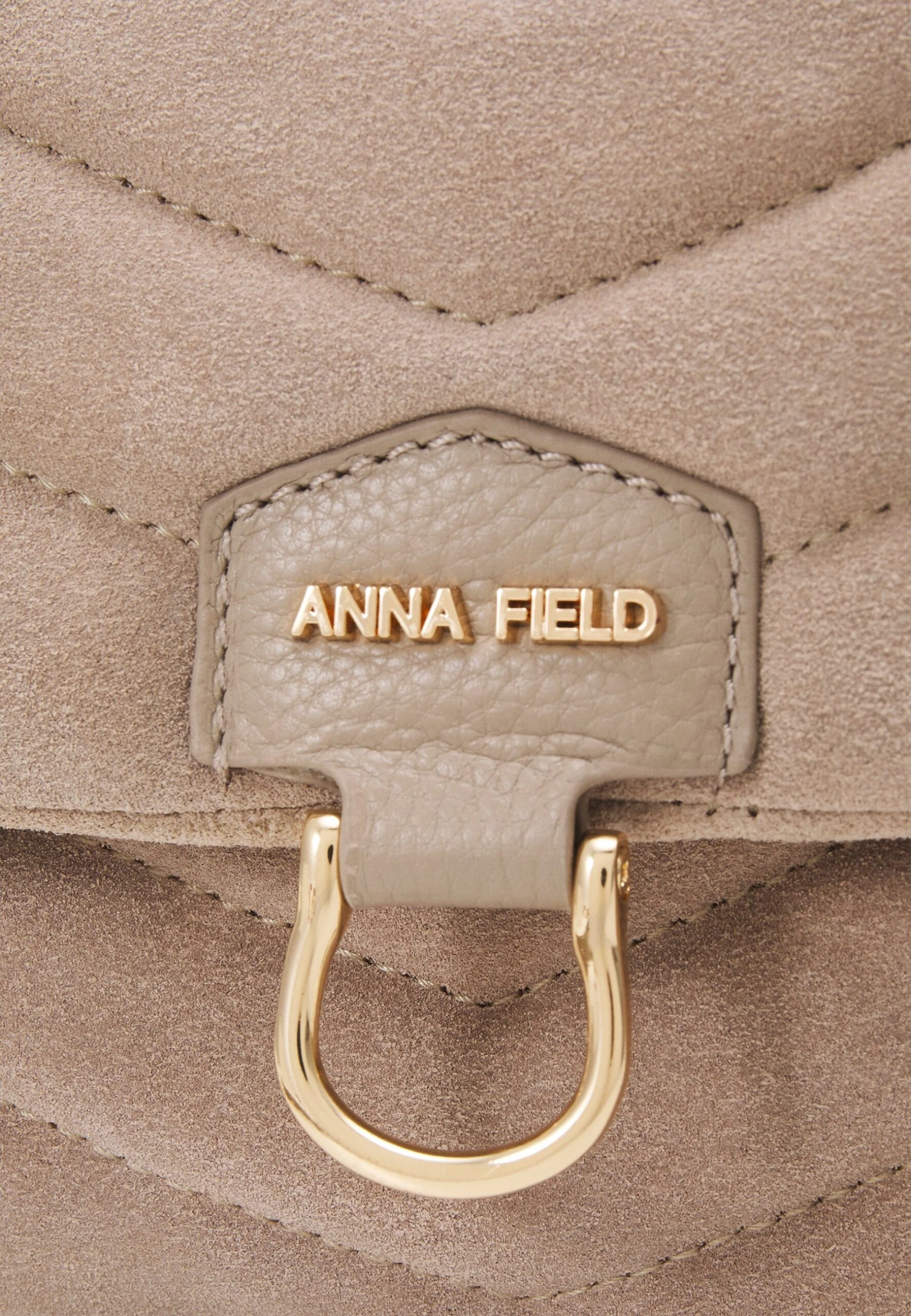 Anna Field Leather - Schoudertas -Taupe 4 Anna Field Leather - Schoudertas -Taupe - Afbeelding 4