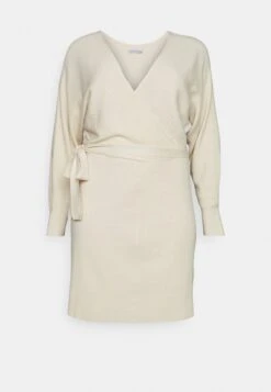 Wrap V Ausschnitt Mini Strickkleid Mit Gürtel - Gebreide Jurk - Off White -Anna Field 75c062e6c6ce4e9e9a09e661eef8fc72