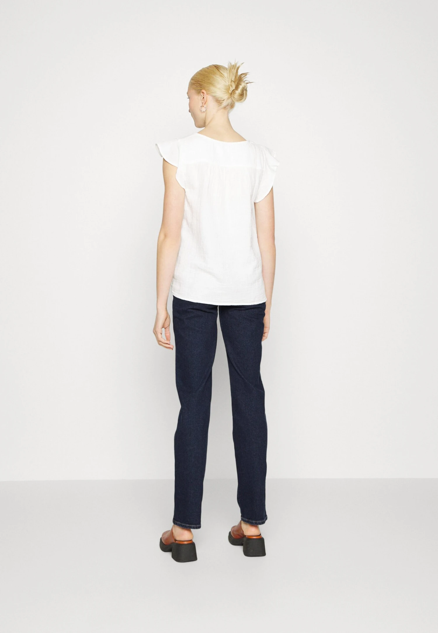 Straight Leg Jeans - Dark Blue Denim 3 Straight Leg Jeans - Dark Blue Denim - Afbeelding 3