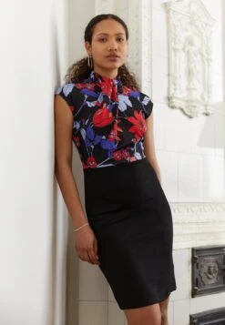 Anna Field Jerseyjurk - Black/Red/Blue