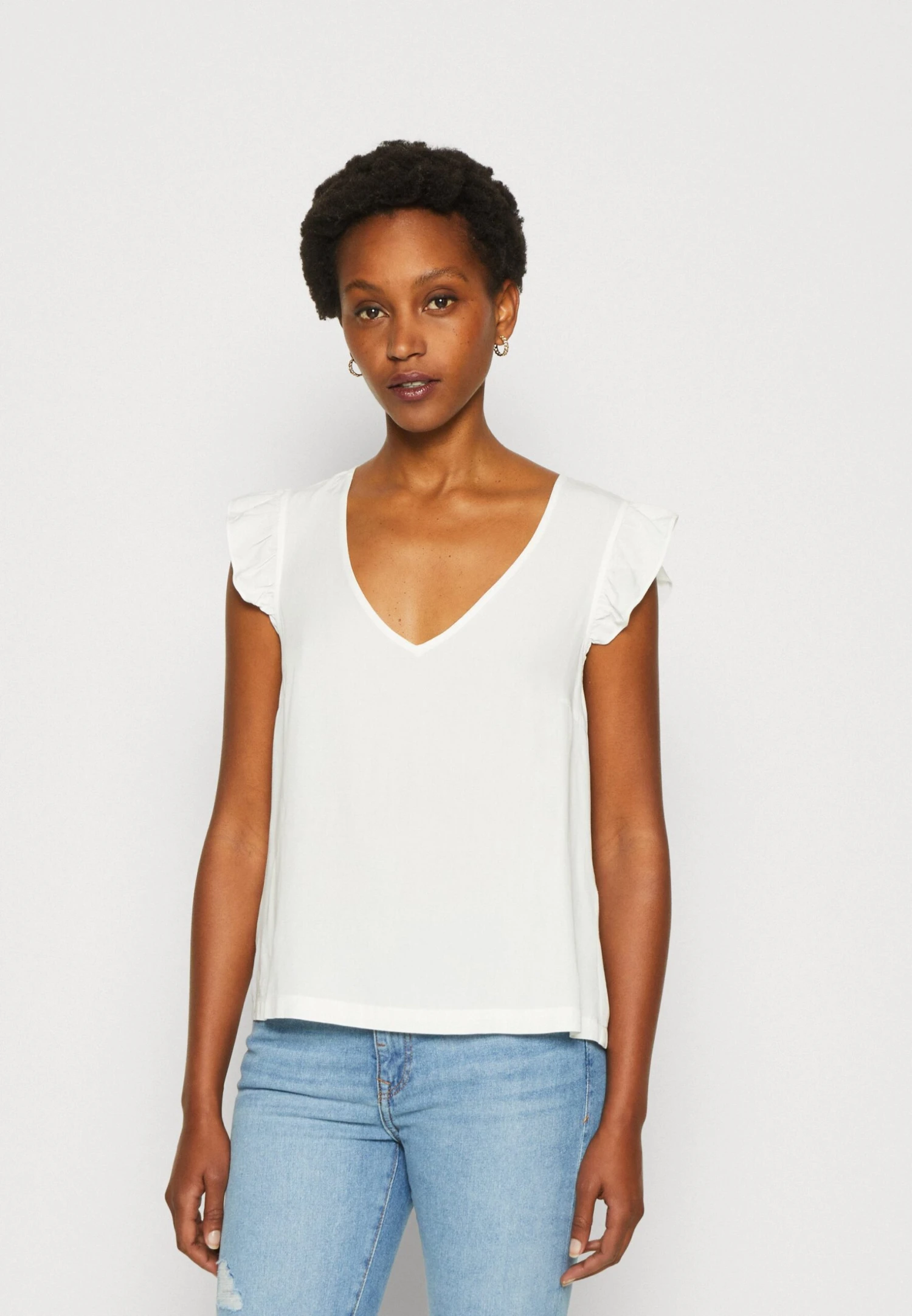 Anna Field T-Shirt Print - White 1 Anna Field T-Shirt Print - White