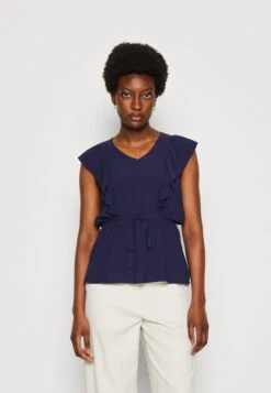 Anna Field Top - Dark Blue
