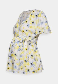 Blouse - White/Light Blue -Anna Field a46e118b03cd496fbff99173a181355e