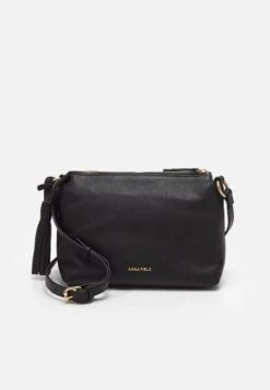 Anna Field Leather - Schoudertas - Black