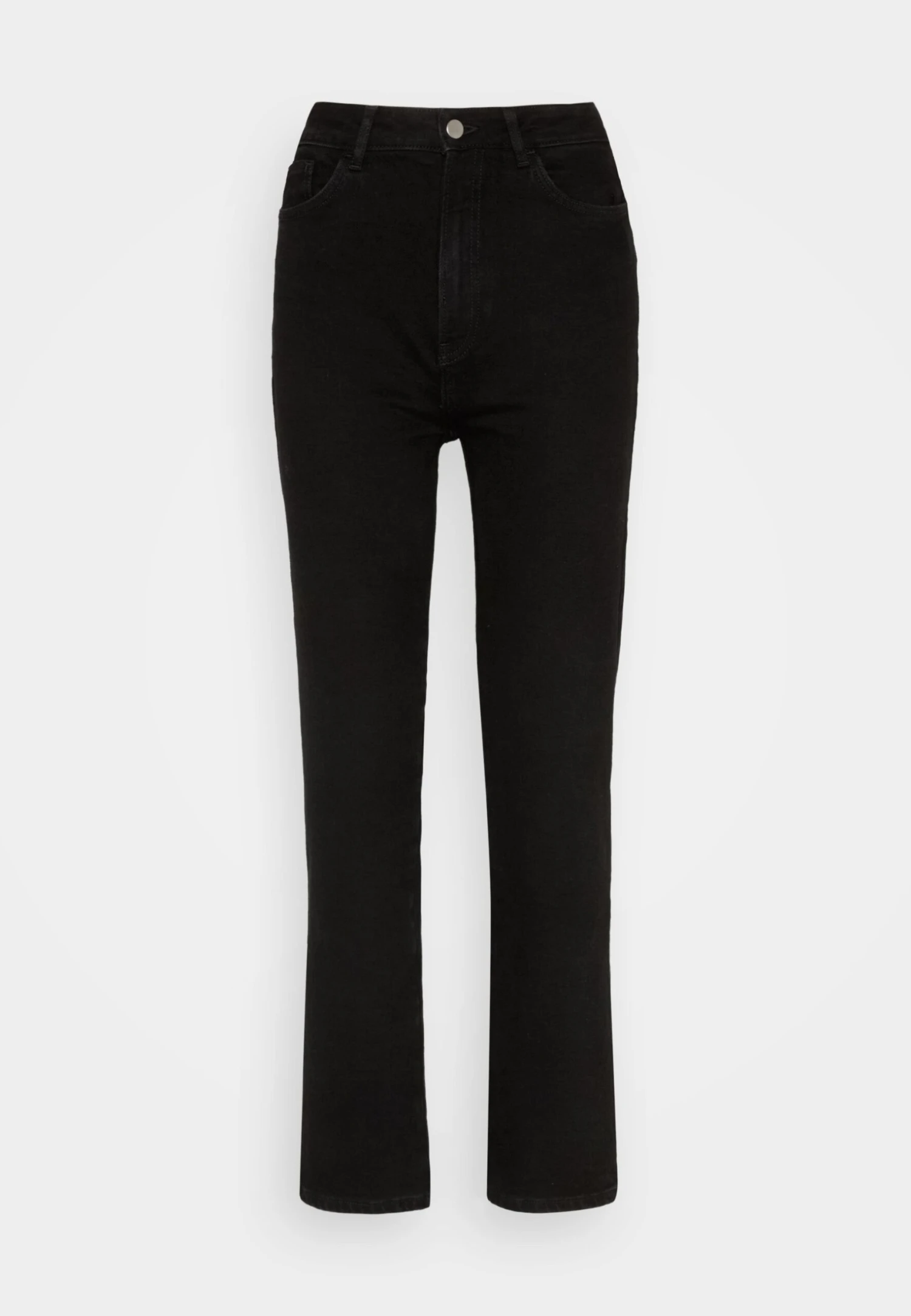 Anna Field Straight Leg Jeans - Black Denim 5 Anna Field Straight Leg Jeans - Black Denim - Afbeelding 5