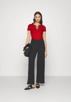 Anna Field T-Shirt Print - Dark Red -Anna Field b7835d380b6a44c7aacdef8cf04aedb3