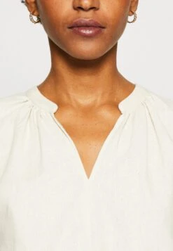 Anna Field Linen-Mix Shirt - T-Shirt Print - Beige -Anna Field c579147466c44bc0a1f221ec7717c927