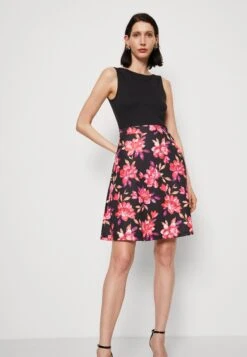 Anna Field Jurk - Black/Red/Purple -Anna Field caf706ad829d404b8f05d808e3891496