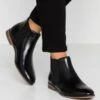Anna Field Leather- Korte Laarzen - Black