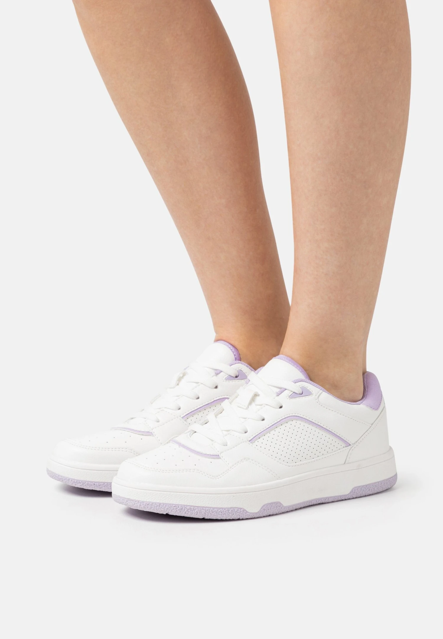Anna Field Sneakers Laag - White/Lilac 1 Anna Field Sneakers Laag - White/Lilac
