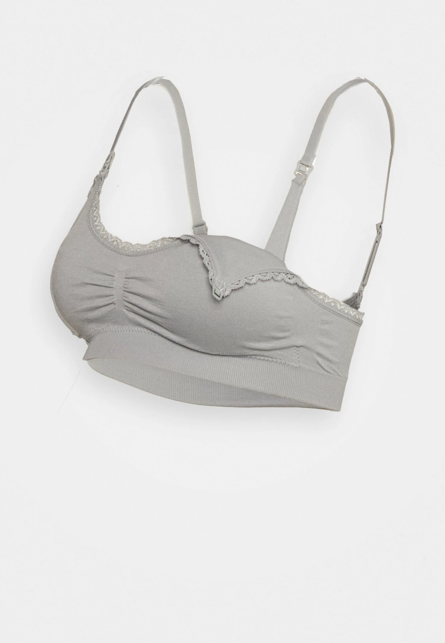 Anna Field Maternity Seamless Bra 2 Pack - Bustier - Grey/Black 2 Anna Field Maternity Seamless Bra 2 Pack - Bustier - Grey/Black - Afbeelding 2