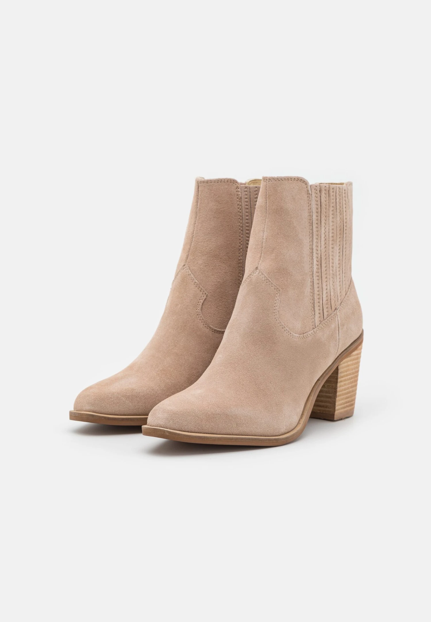 Anna Field Leather - Cowboy-/Bikerlaarsjes - Beige 3 Anna Field Leather - Cowboy-/Bikerlaarsjes - Beige - Afbeelding 3