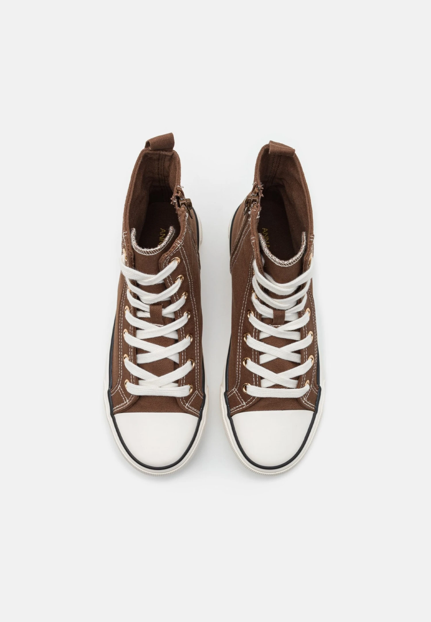 Anna Field Sneakers Hoog - Brown 4 Anna Field Sneakers Hoog - Brown - Afbeelding 4