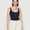Anna Field Top - Dark Blue