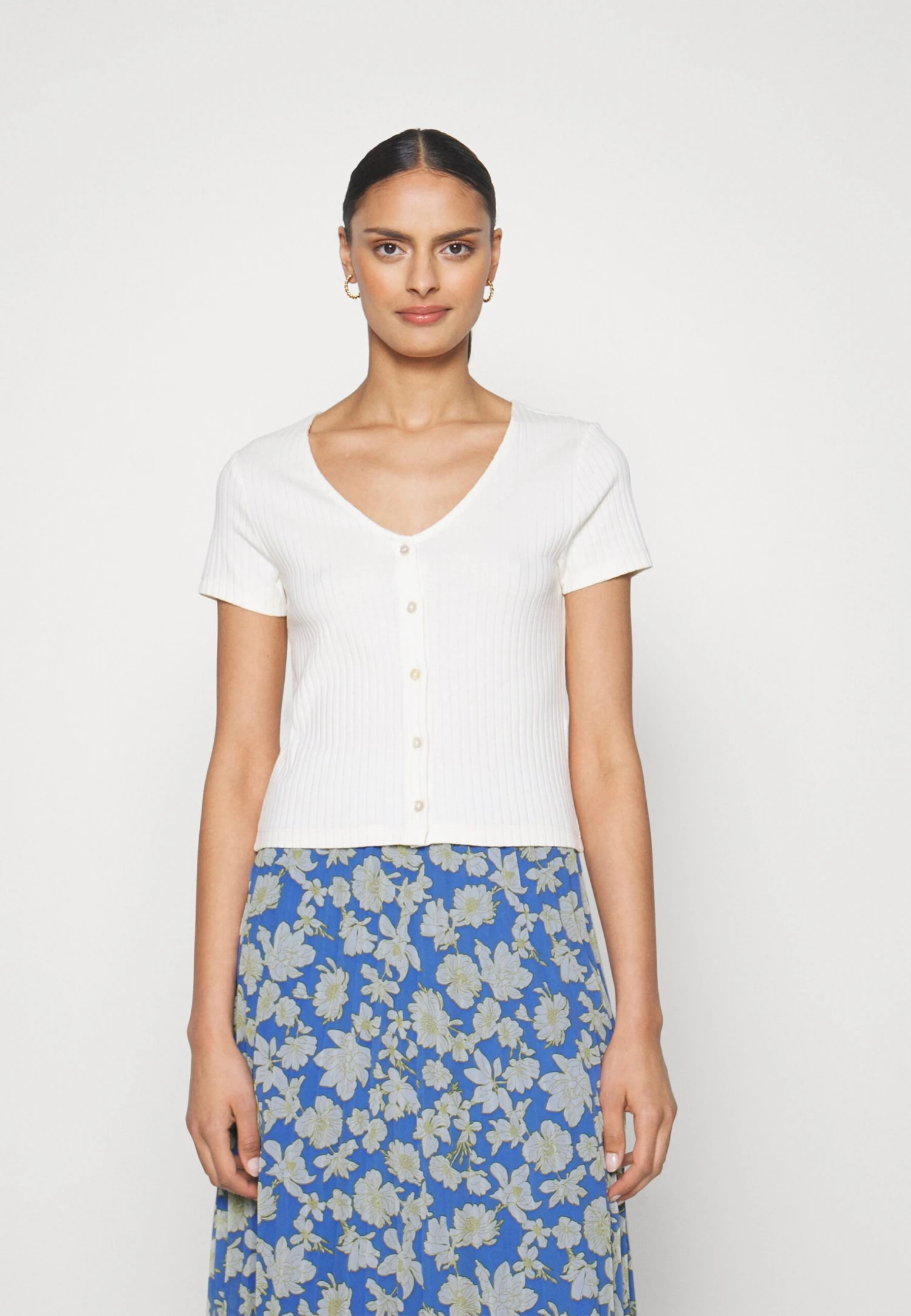 Anna Field A-Lijn Rok - Light Blue 4 Anna Field A-Lijn Rok - Light Blue - Afbeelding 4