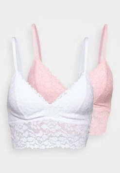 Anna Field 2 Pack Stella / 001 - White_402 - Pink - Bustier - 001 - White_402 - Pink -Anna Field f68dcc8d8c84456287e2ac02023039c7