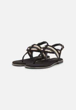 Anna Field Teensandalen - Black/Gold -Anna Field f93bd3a8f48b450094f559dcad7de6e8